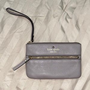 Kate spade grey wristlet